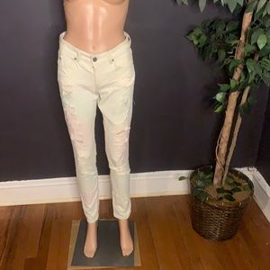 Gray - by Saks Fifth Avenue Distressed Jeans  Size 28